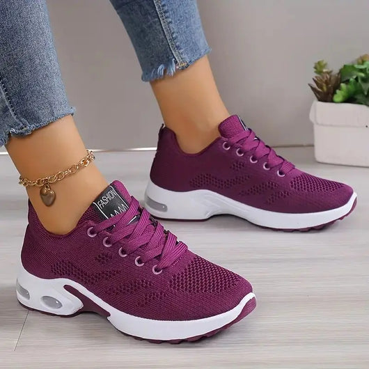 Plus Size Breathable Running Shoes for Women 2025 Fashion Air Cushion Platform Sneakers Woman Lightweight Casual Sports Shoes