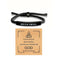 Stainless Steel God Is In Control Bracelet Christian Inspirational Adjustable Rope Bracelets With Card Gifts